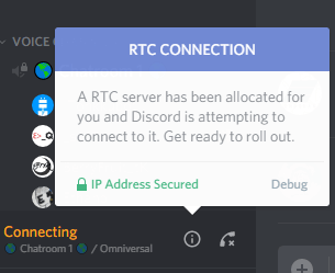 How To Solve Discord RTC Connecting?