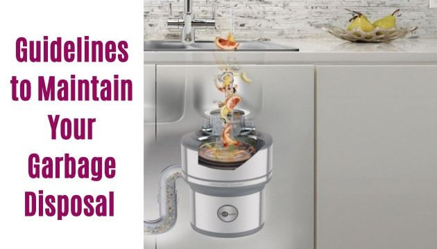 Garbage Disposal repair and maintenance