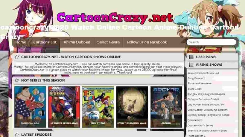 CartoonCrazy – Watch & Download High Quality Cartoon Shows Online
