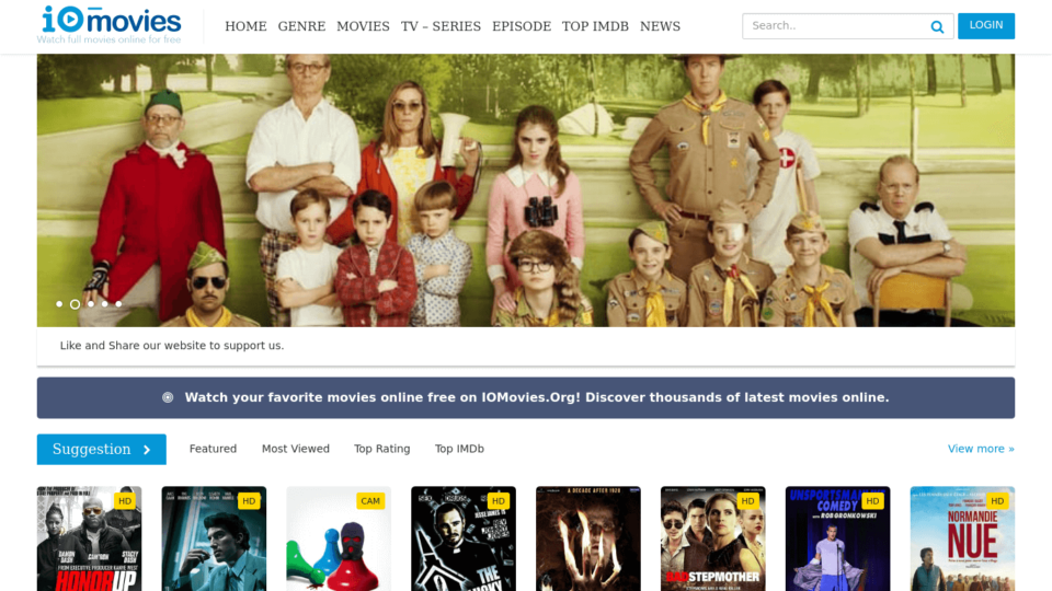 IOMovies - Best Alternatives Sites To Watch Movies Online